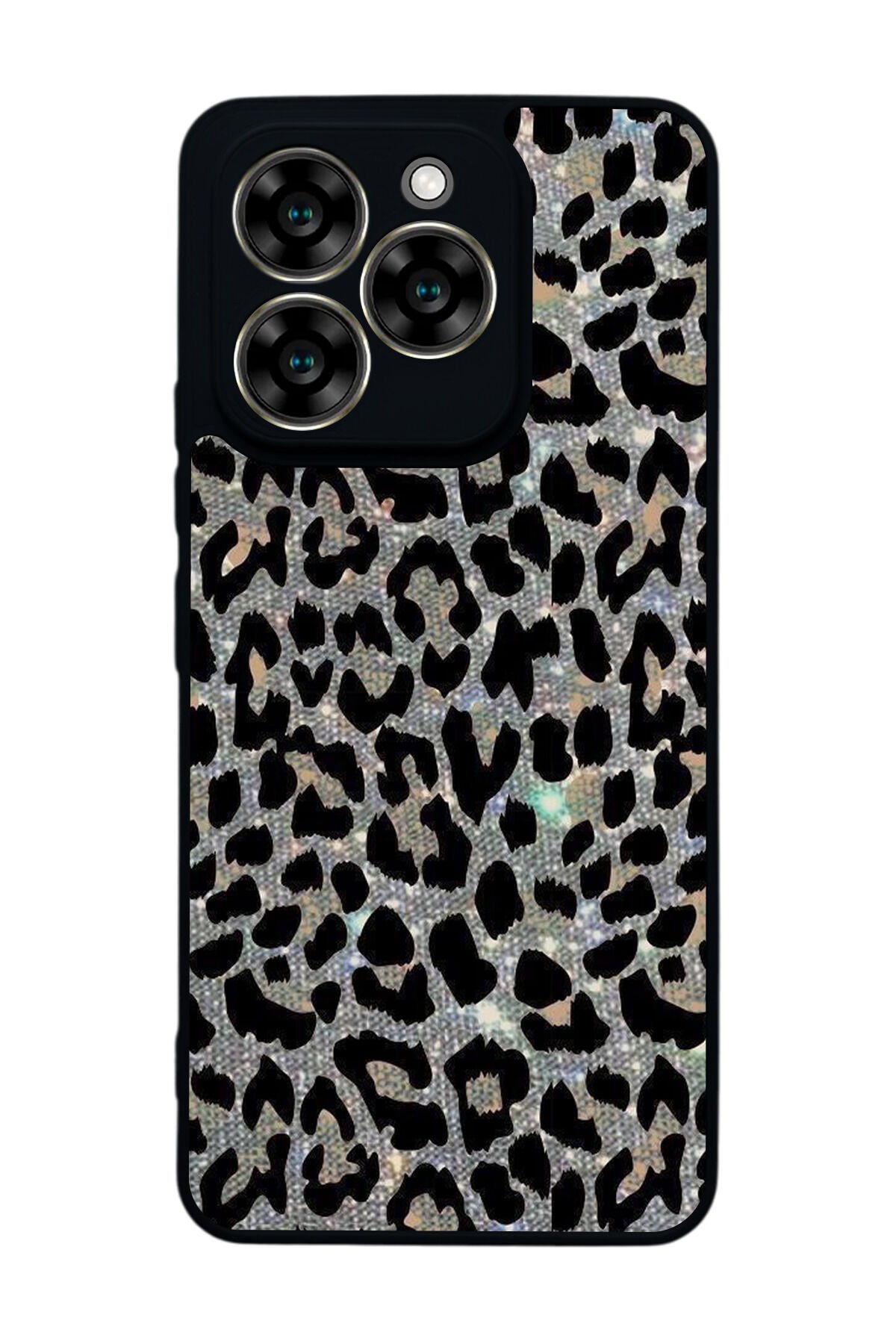 Reeder S919 Uyumlu Hologram Leopar Tasarımlı Glossy Premium Kılıf