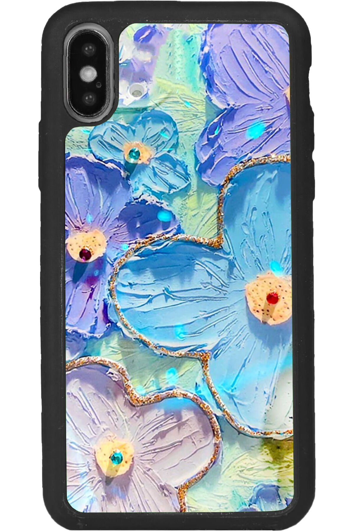 iPhone XS Max Uyumlu Mat Siyah uyumlu Kılıf – Yumuşak Silikon, Koruyucu, Şok Emici Kapak