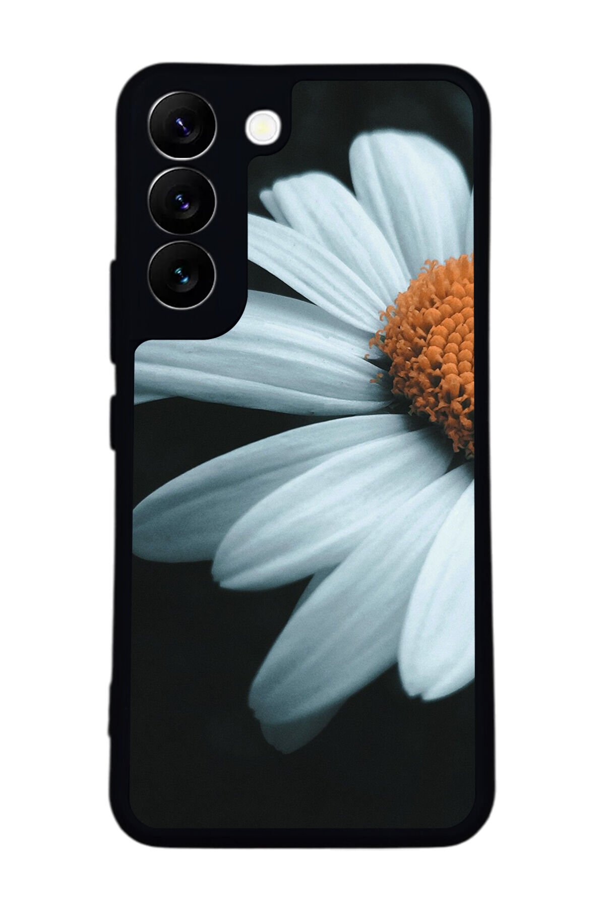 Samsung Galaxy S22 Uyumlu Cicek Tasarımlı Glossy Premium Kılıf