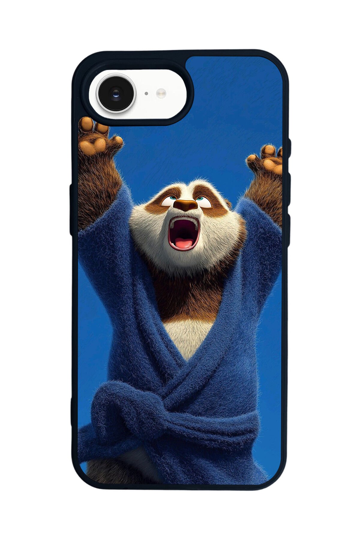 iPhone 16E Uyumlu Kung Fu Panda Tasarımlı Glossy Premium Kılıf