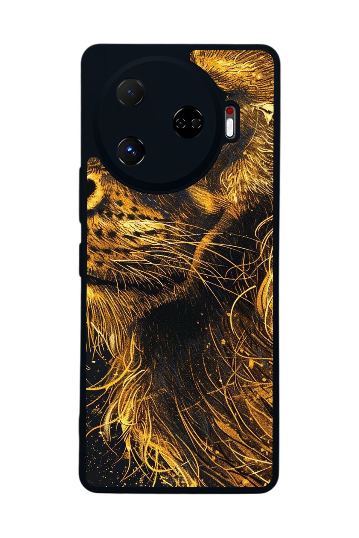 Tecno Camon 30 Pro Uyumlu Aslan Tasarımlı Glossy Premium Kılıf