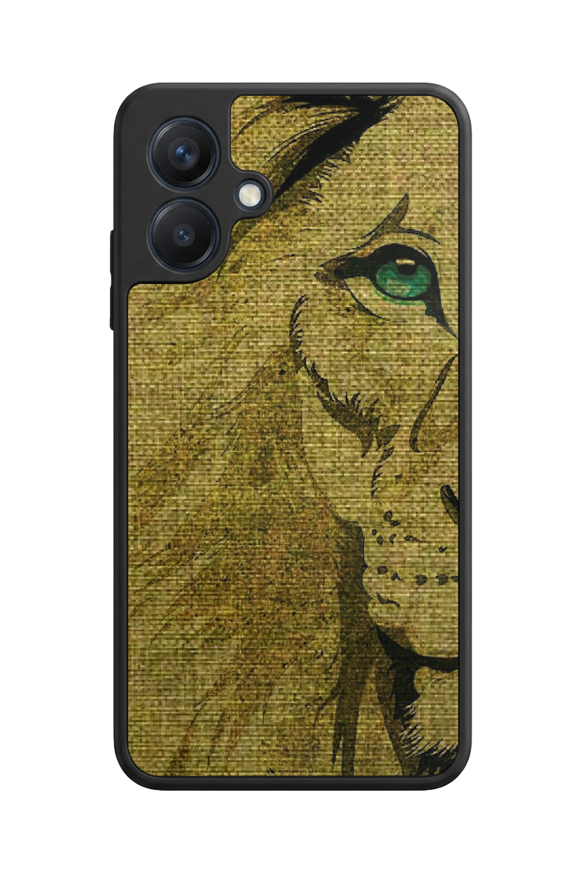 Samsung Galaxy A07 Uyumlu Aslan Tasarımlı Glossy Premium Kılıf