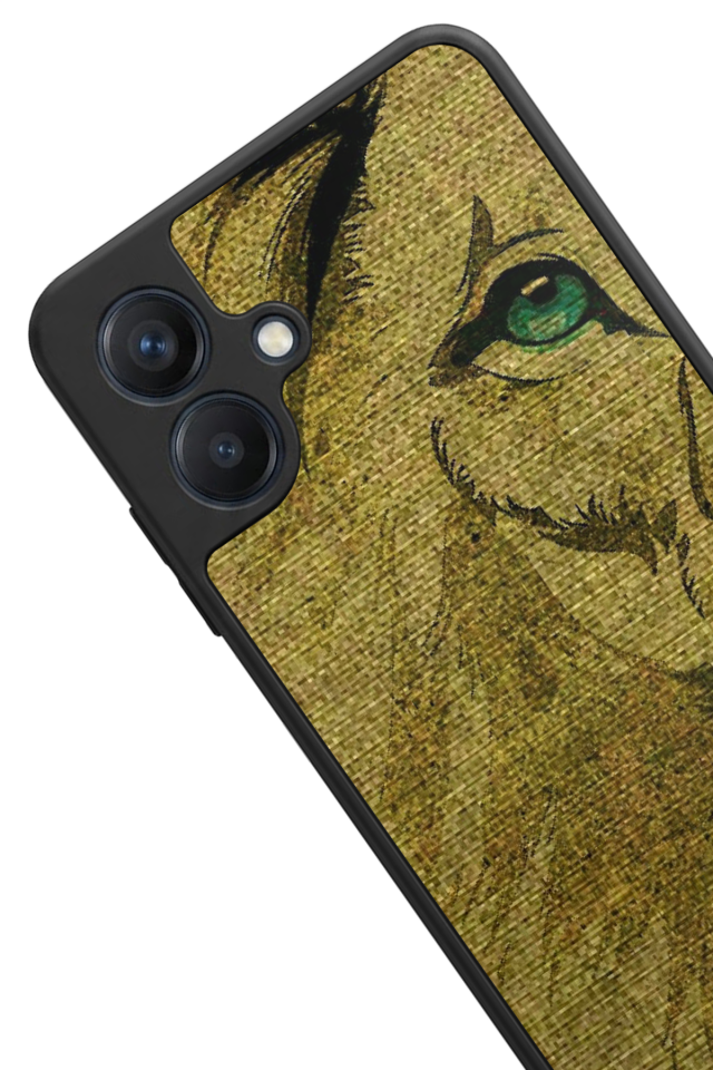 Samsung Galaxy A07 Uyumlu Aslan Tasarımlı Glossy Premium Kılıf