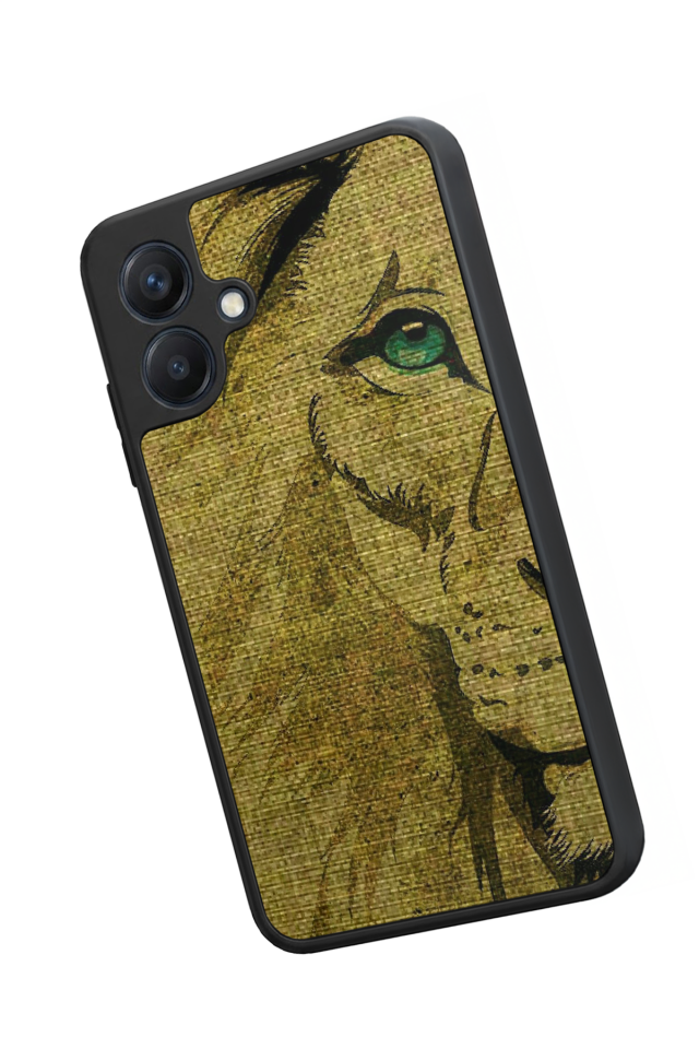 Samsung Galaxy A07 Uyumlu Aslan Tasarımlı Glossy Premium Kılıf