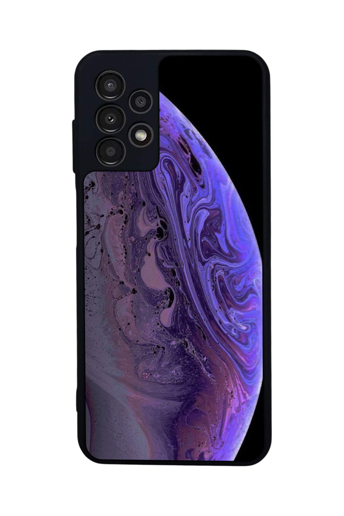 Samsung Galaxy A23 Uyumlu Ay Tasarımlı Glossy Premium Kılıf