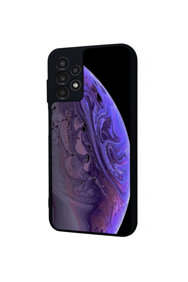 Samsung Galaxy A23 Uyumlu Ay Tasarımlı Glossy Premium Kılıf