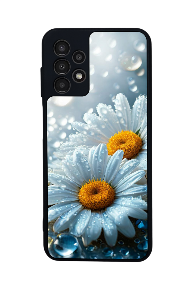Samsung Galaxy A13 Uyumlu Cicek Tasarımlı Glossy Premium Kılıf