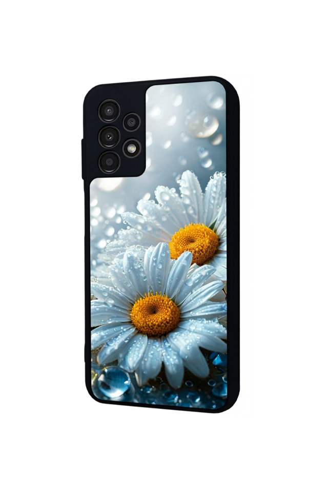 Samsung Galaxy A13 Uyumlu Cicek Tasarımlı Glossy Premium Kılıf
