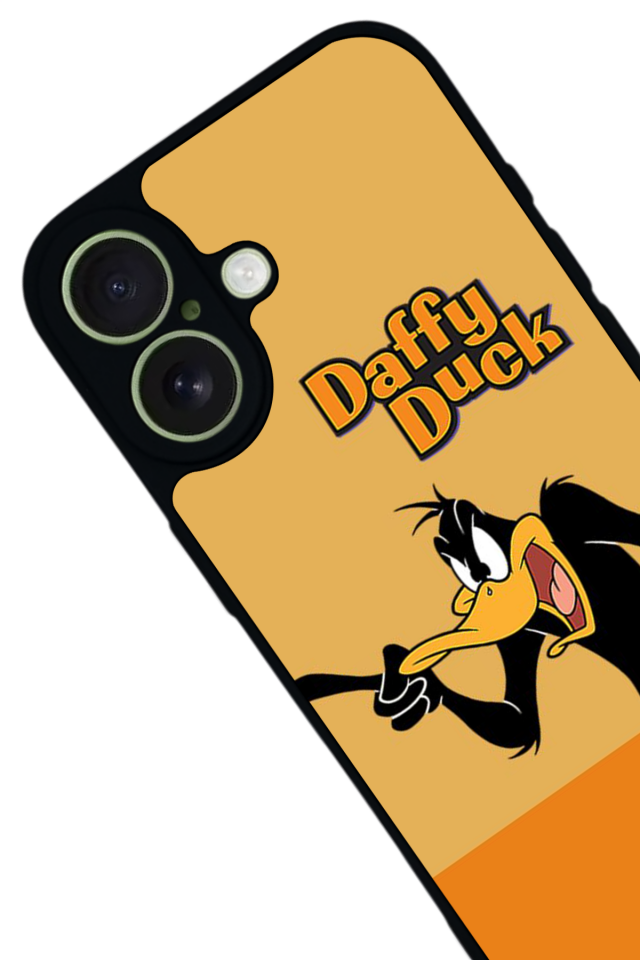 iPhone 17 Uyumlu Daffy duck Tasarımlı Glossy Premium Kılıf