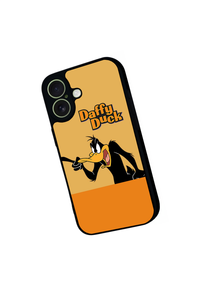 iPhone 17 Uyumlu Daffy duck Tasarımlı Glossy Premium Kılıf
