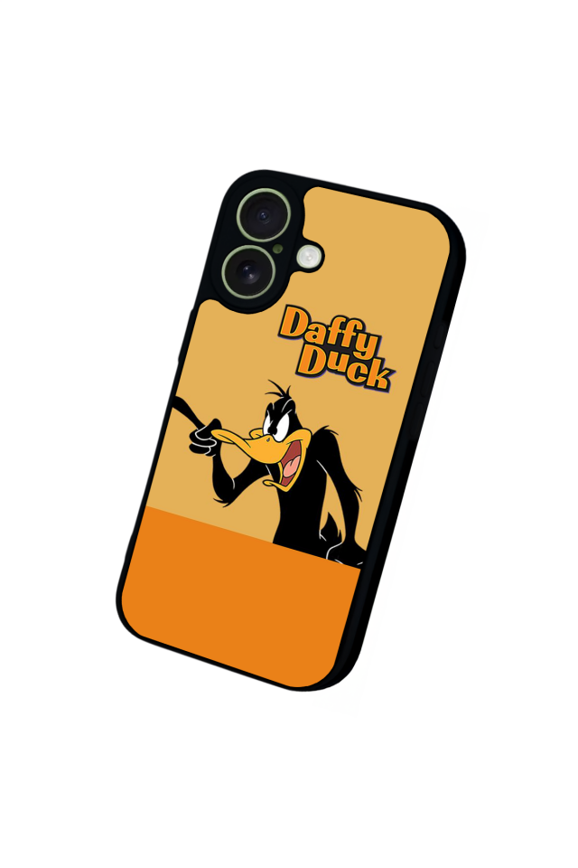 iPhone 17 Uyumlu Daffy duck Tasarımlı Glossy Premium Kılıf