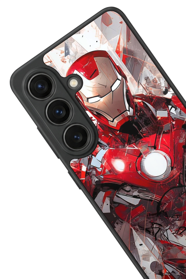 Samsung Galaxy S26 Uyumlu Iron Man ( Demir Adam ) Tasarımlı Glossy Premium Kılıf
