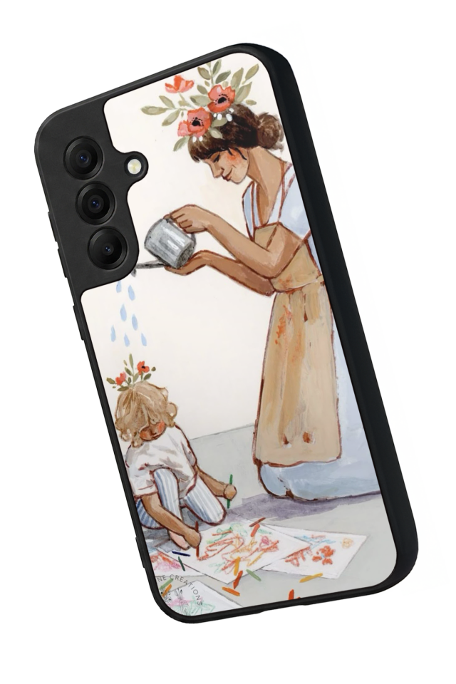 Samsung Galaxy A17 Uyumlu Kalp Love Tasarımlı Glossy Premium Kılıf