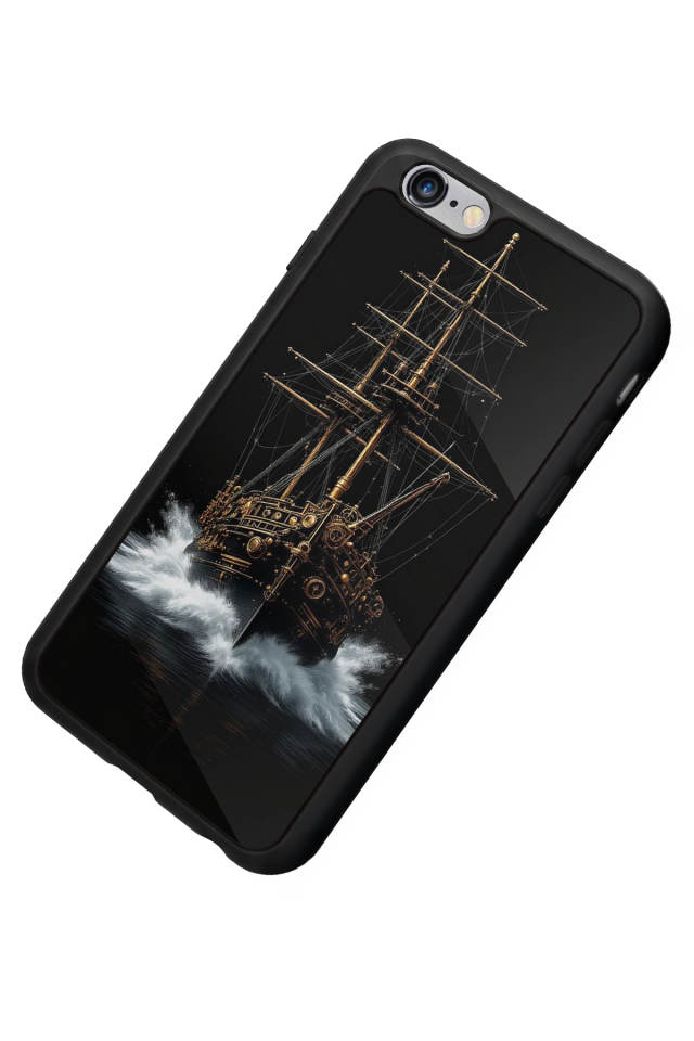 iPhone 6 Plus Uyumlu Korsan Tasarımlı Glossy Premium Kılıf