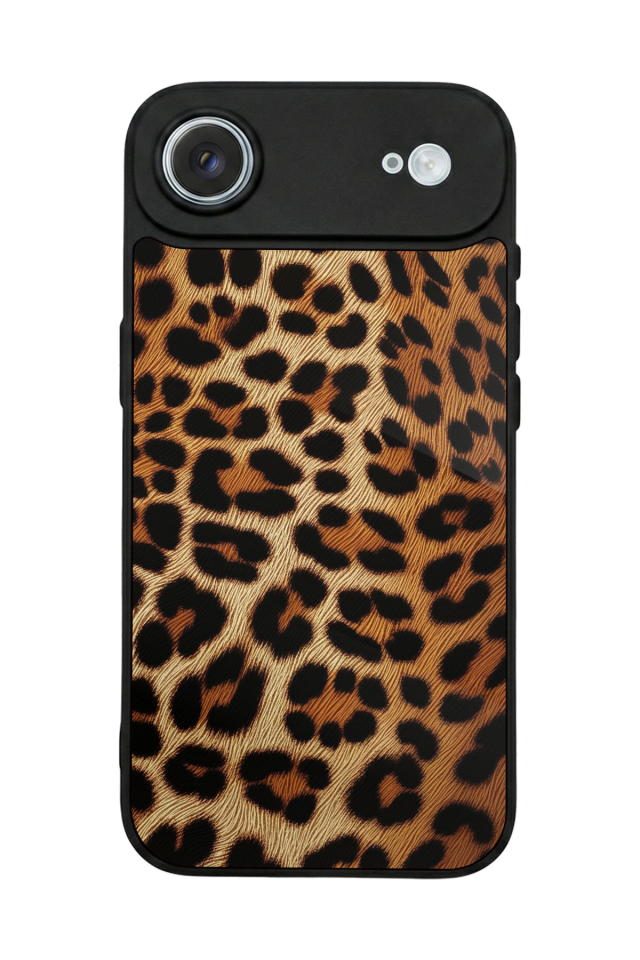 iPhone 17 Air Uyumlu Leopar Tasarımlı Glossy Premium Kılıf