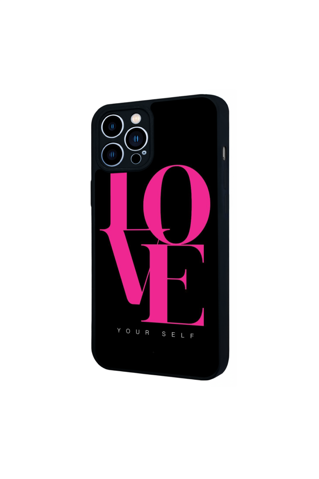 iPhone 13 Pro Max Uyumlu Love Tasarımlı Glossy Premium Kılıf