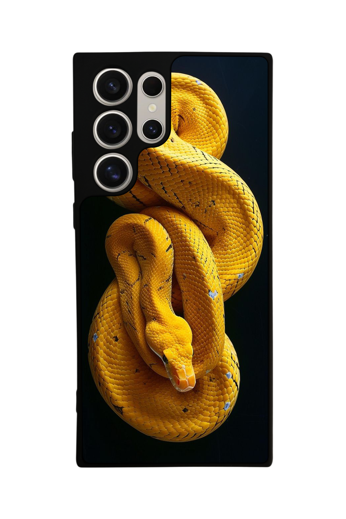 Samsung Galaxy S22 Ultra Uyumlu Yılan Tasarımlı Glossy Premium Kılıf