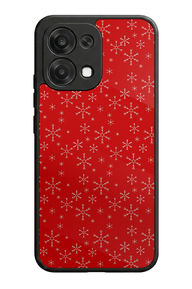 Oppo A6 Pro Uyumlu Yilbasi Christmas Tasarımlı Glossy Premium Kılıf