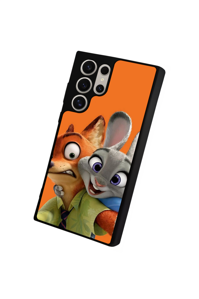 Samsung Galaxy S24 Ultra Uyumlu Zootropolis Tasarımlı Glossy Premium Kılıf
