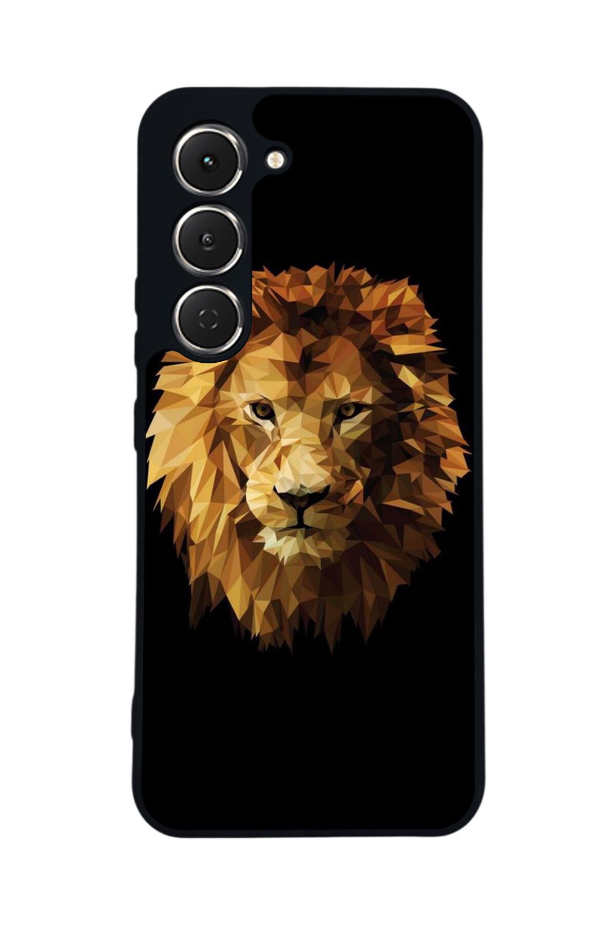 Tecno Spark 40 Pro Uyumlu Aslan Tasarımlı Glossy Premium Kılıf