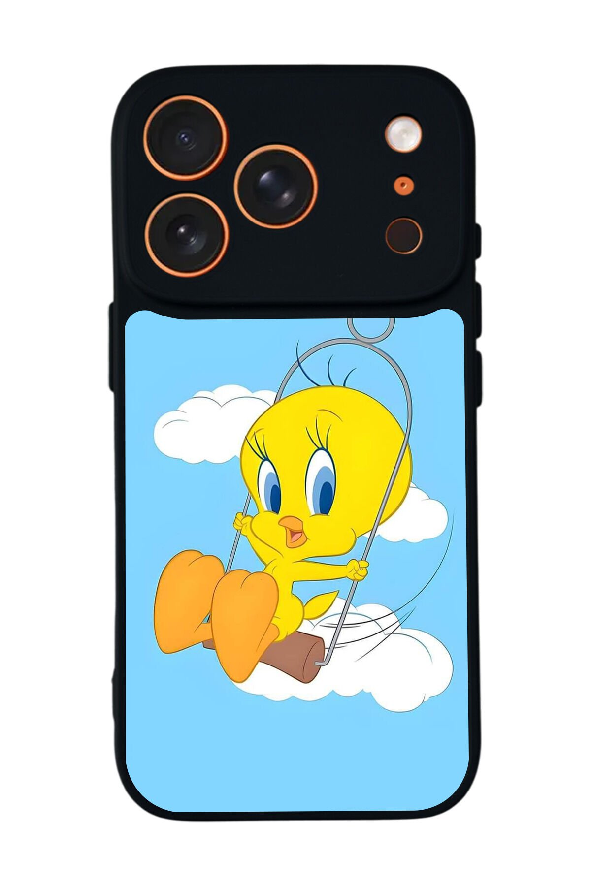 iPhone 17 Pro Max Uyumlu Tweety Tasarımlı Glossy Premium Kılıf