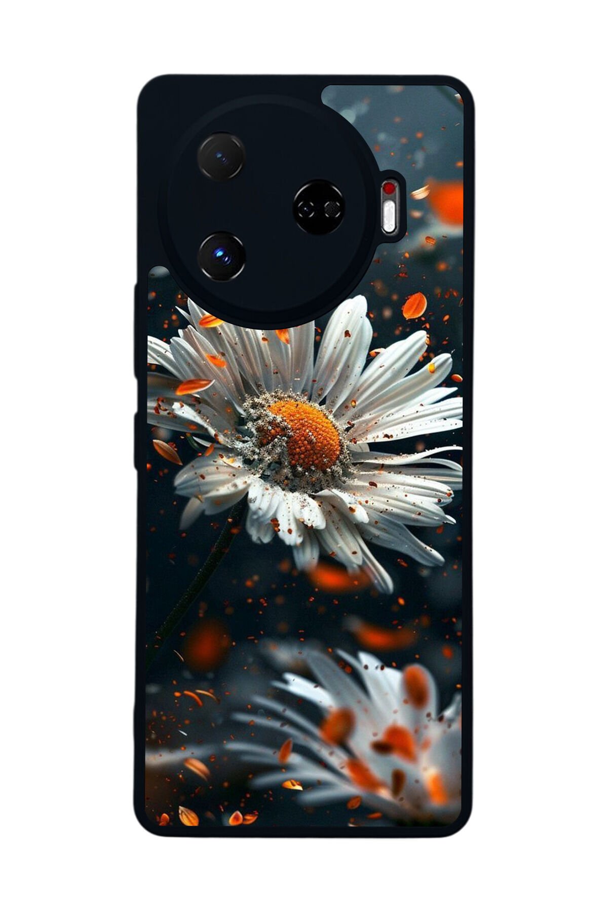 Tecno Camon 30 Pro Uyumlu Cicek Tasarımlı Glossy Premium Kılıf