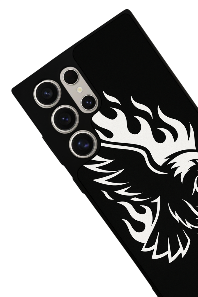 Samsung Galaxy S22 Ultra Uyumlu Besiktas Tasarımlı Glossy Premium Kılıf