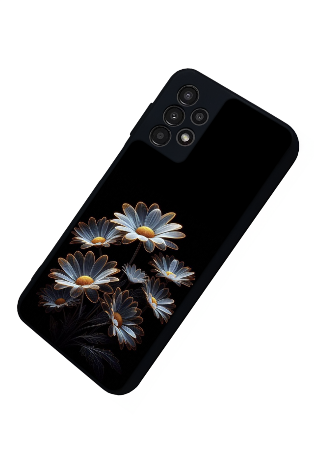 Samsung Galaxy A13 Uyumlu Cicek Tasarımlı Glossy Premium Kılıf