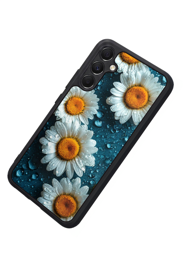 Samsung Galaxy M34 Uyumlu Cicek Tasarımlı Glossy Premium Kılıf