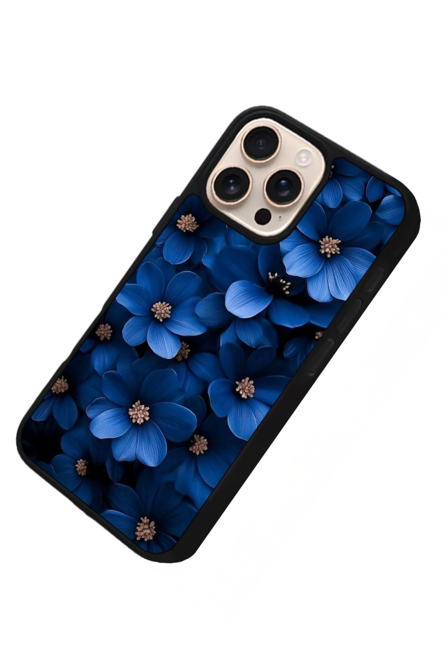 iPhone 14 Pro Uyumlu Cicek Tasarımlı Glossy Premium Kılıf
