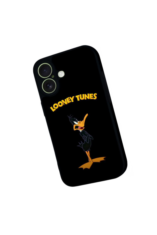 iPhone 17 Uyumlu Daffy duck Tasarımlı Glossy Premium Kılıf