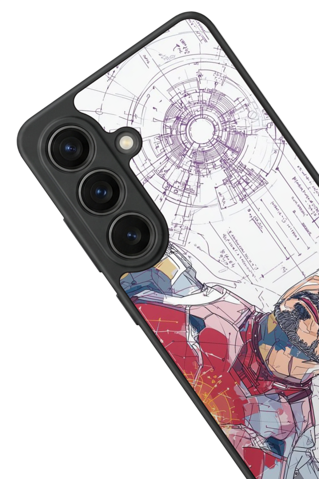 Samsung Galaxy S26 Uyumlu Iron Man ( Demir Adam ) Tasarımlı Glossy Premium Kılıf