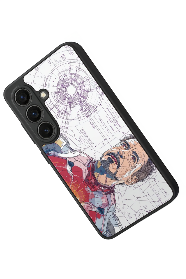 Samsung Galaxy S26 Uyumlu Iron Man ( Demir Adam ) Tasarımlı Glossy Premium Kılıf