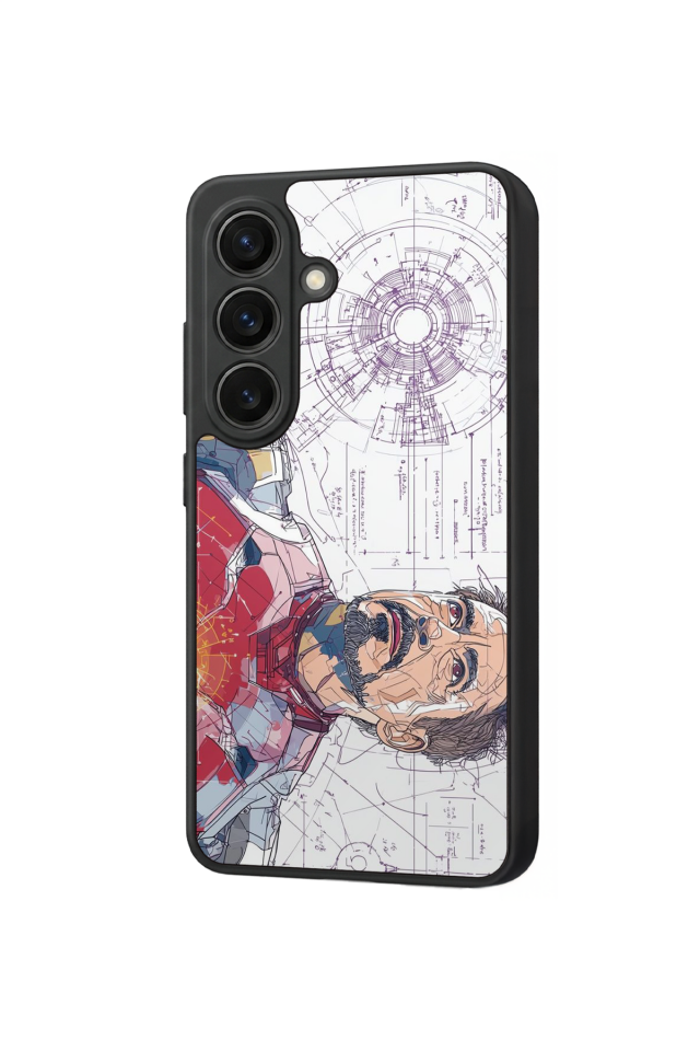 Samsung Galaxy S26 Uyumlu Iron Man ( Demir Adam ) Tasarımlı Glossy Premium Kılıf