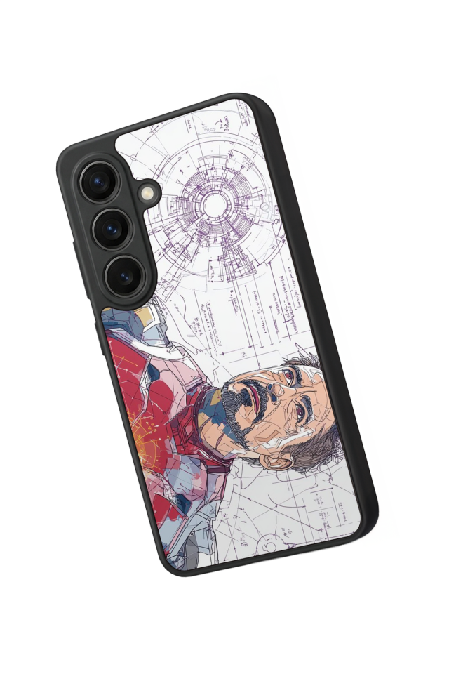 Samsung Galaxy S26 Uyumlu Iron Man ( Demir Adam ) Tasarımlı Glossy Premium Kılıf
