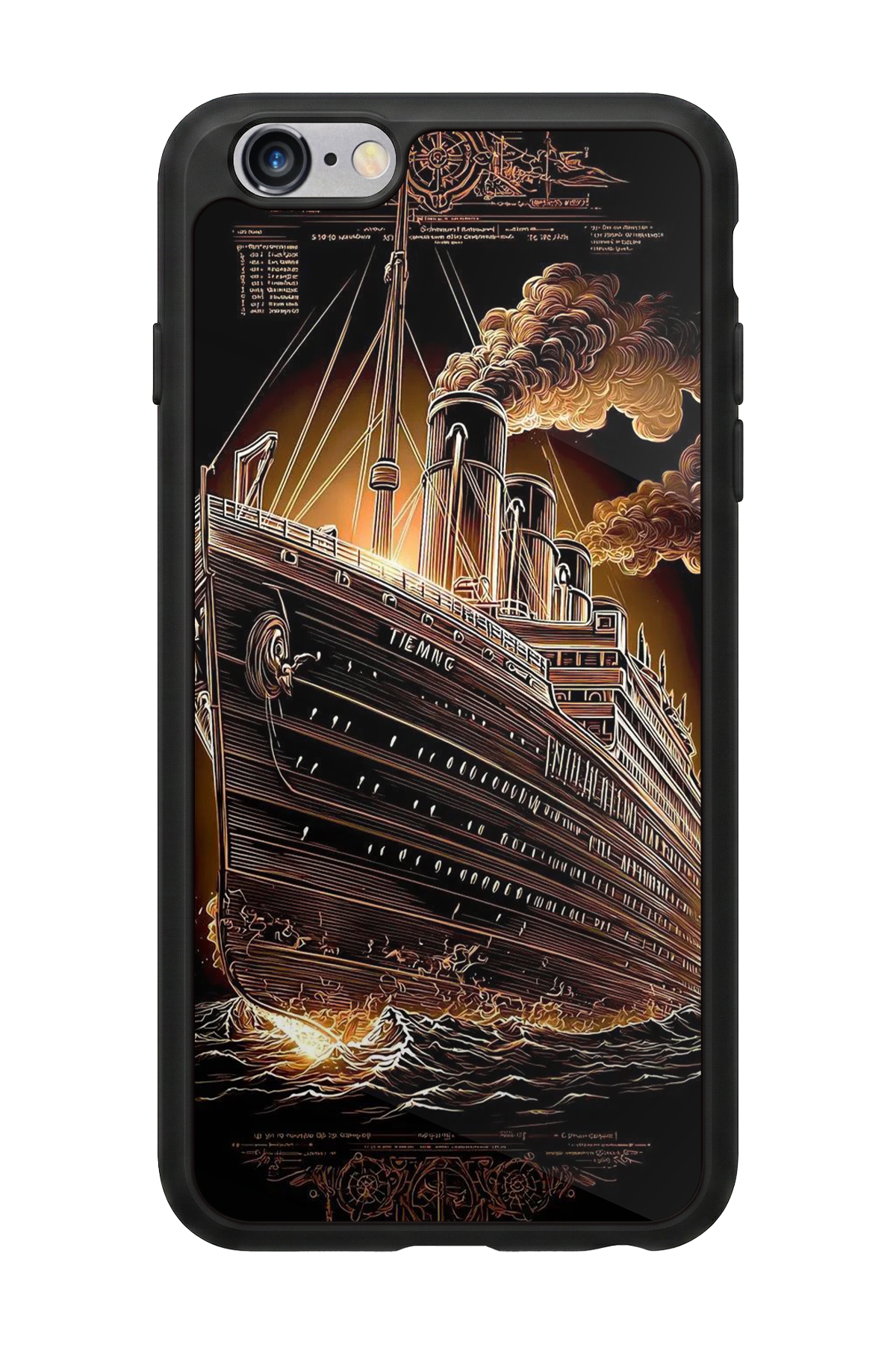 iPhone 6 Plus Uyumlu Korsan Tasarımlı Glossy Premium Kılıf