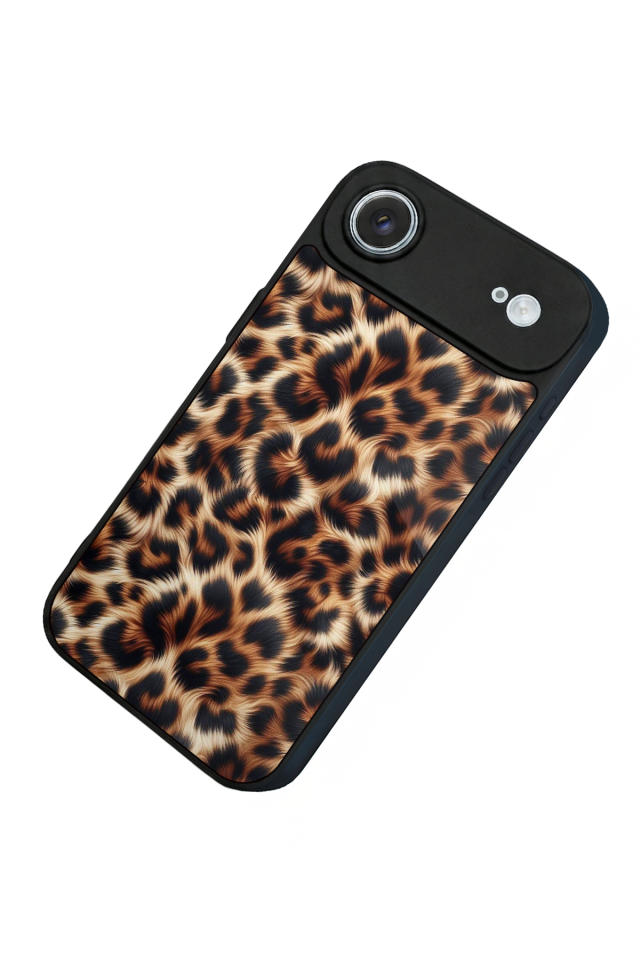 iPhone 17 Air Uyumlu Leopar Tasarımlı Glossy Premium Kılıf