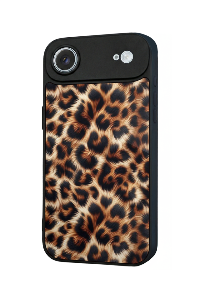 iPhone 17 Air Uyumlu Leopar Tasarımlı Glossy Premium Kılıf