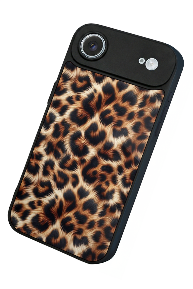 iPhone 17 Air Uyumlu Leopar Tasarımlı Glossy Premium Kılıf