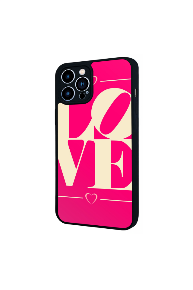 iPhone 13 Pro Max Uyumlu Love Tasarımlı Glossy Premium Kılıf