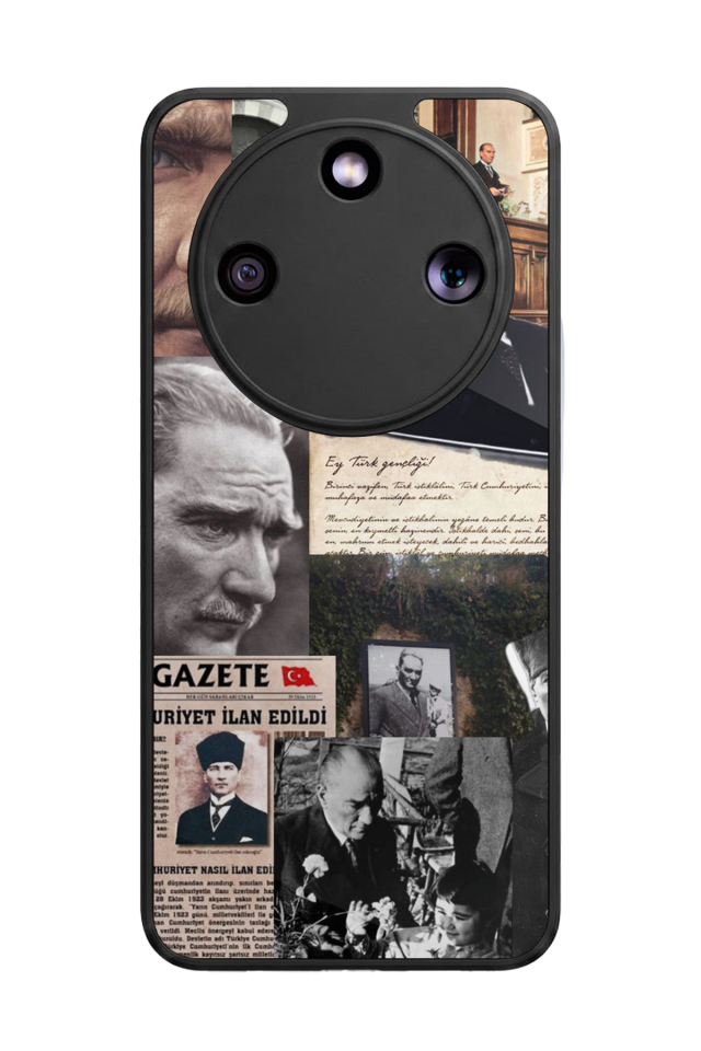 Honor Magic 8 Lite Uyumlu Retro Yildizlar Tasarımlı Glossy Premium Kılıf