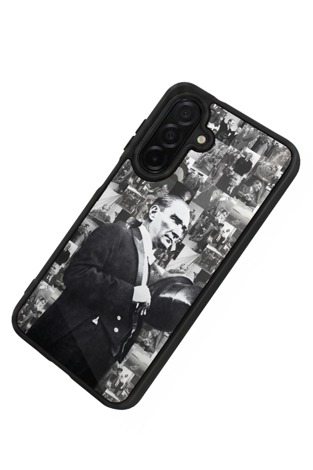 Samsung Galaxy A36 Uyumlu Mustafa Kemal Ataturk Tasarımlı Glossy Premium Kılıf