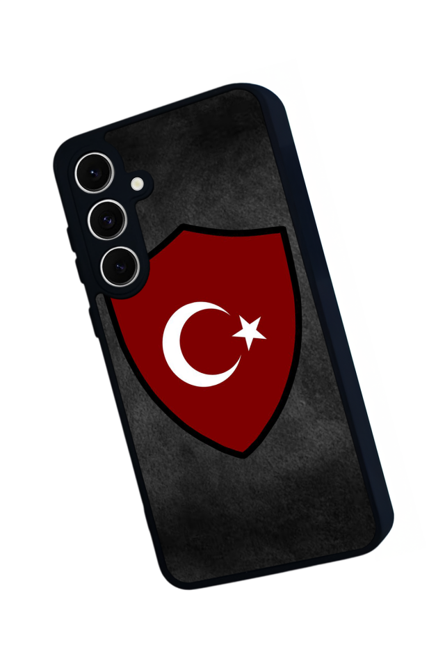Samsung Galaxy S24 FE Uyumlu Türk Bayragi Tasarımlı Glossy Premium Kılıf