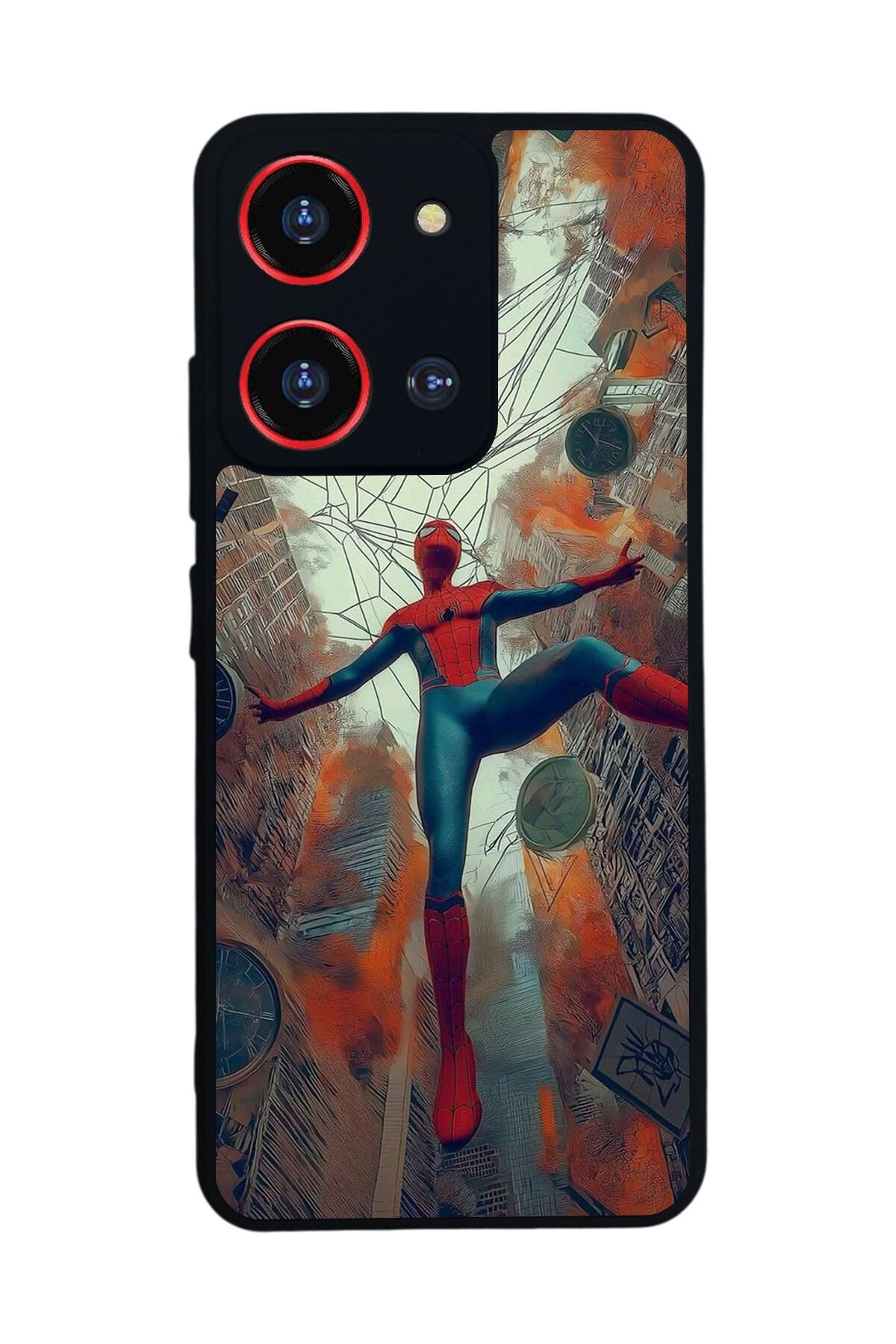 Reeder S19 Max Pro S 108MP Uyumlu Spider Man ( Örümcek Adam ) Tasarımlı Glossy Premium Kılıf