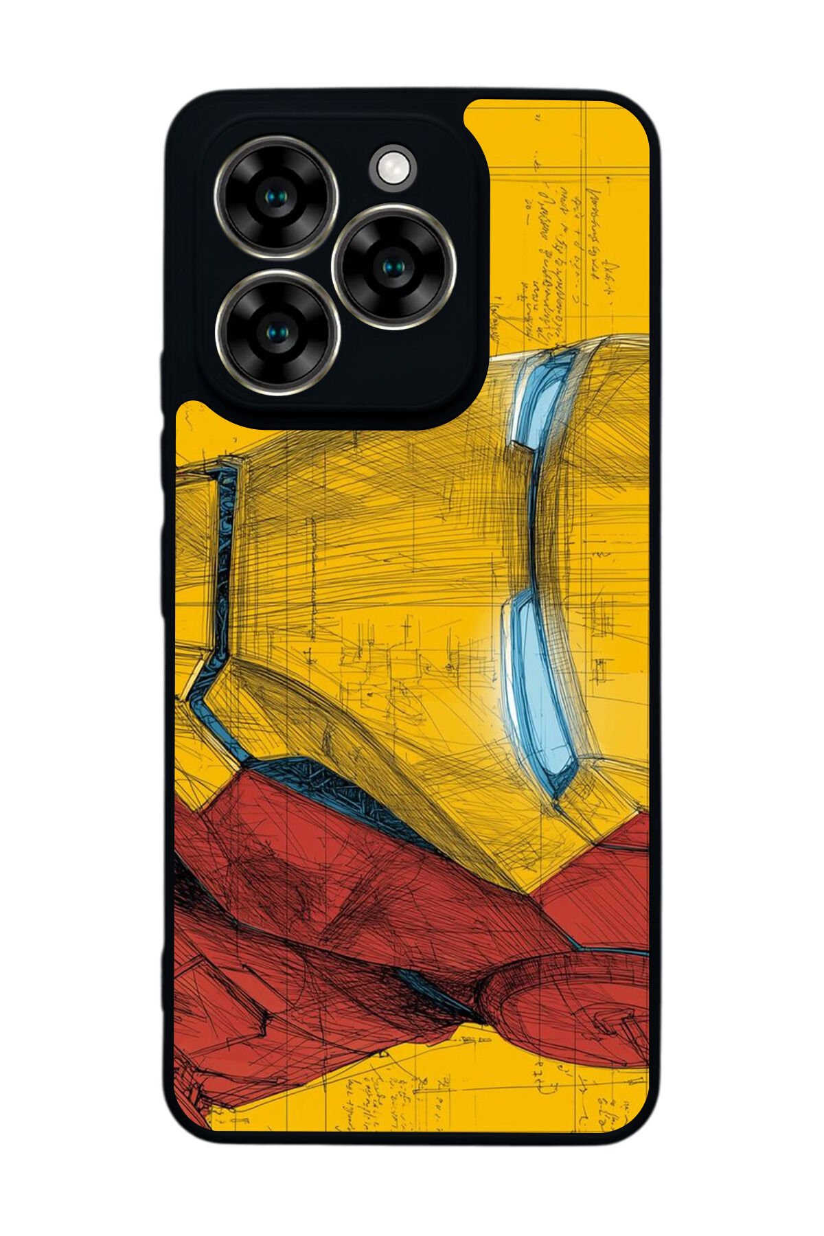 Reeder S919 Uyumlu Iron Man ( Demir Adam ) Tasarımlı Glossy Premium Kılıf