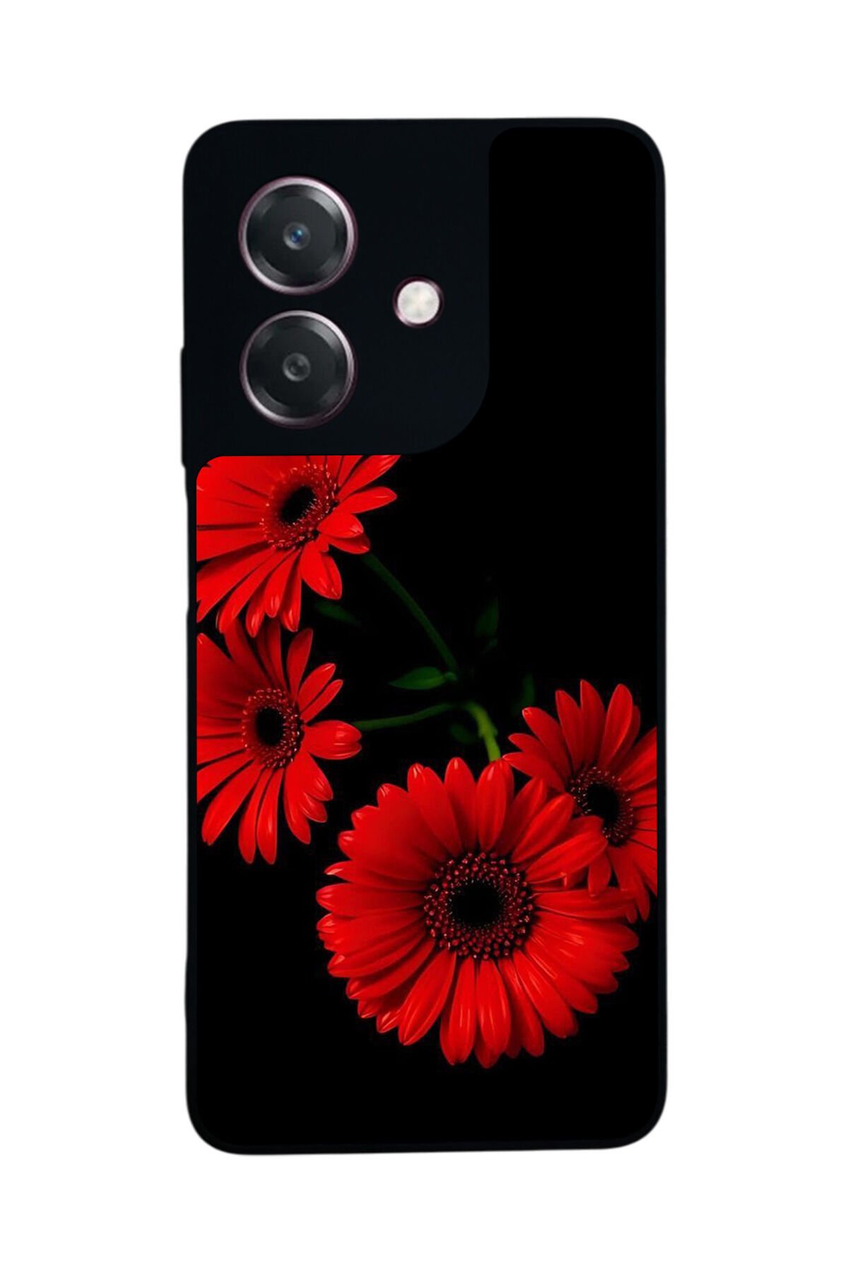 Oppo A3 5G Uyumlu Cicek Tasarımlı Glossy Premium Kılıf