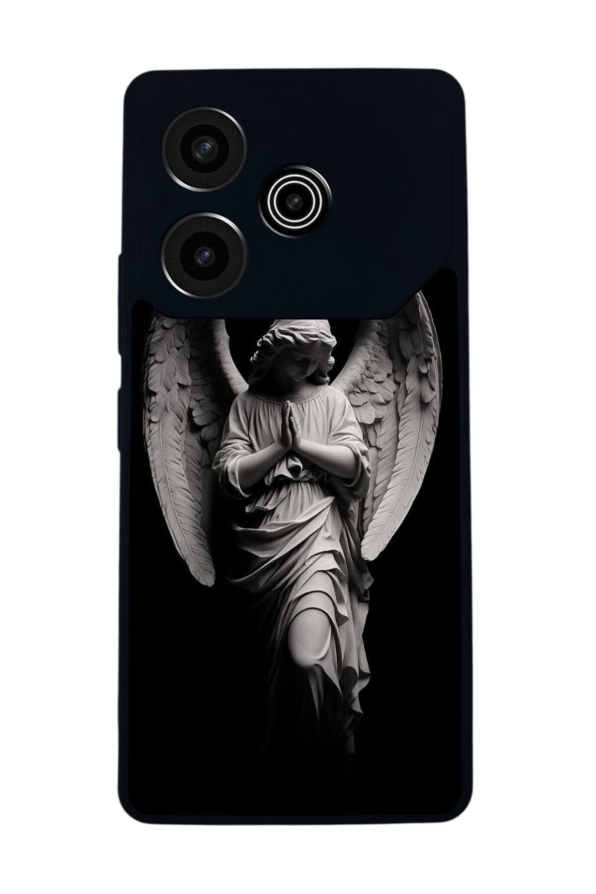 Tecno Pova 6 Uyumlu Melek Tasarımlı Glossy Premium Kılıf