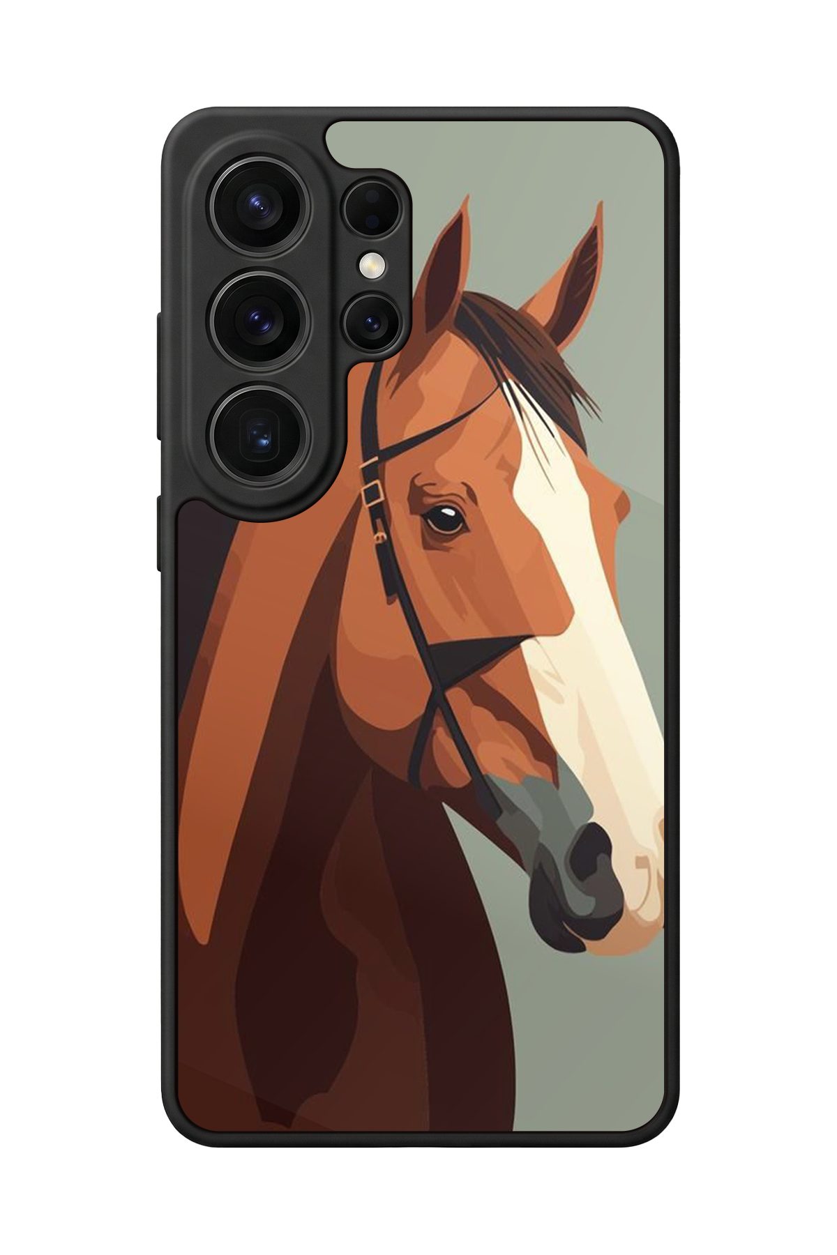 Samsung Galaxy S26 Ultra Uyumlu At Horse Tasarımlı Glossy Premium Kılıf