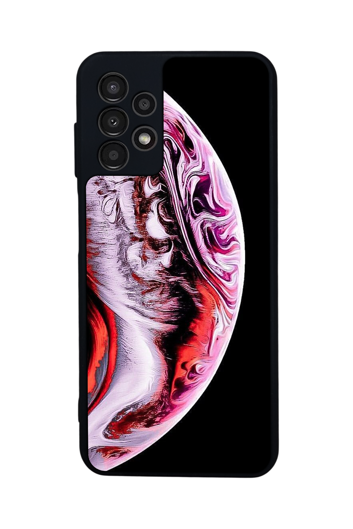 Samsung Galaxy A23 Uyumlu Ay Tasarımlı Glossy Premium Kılıf