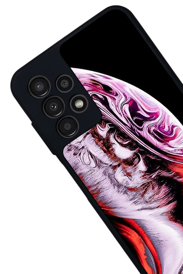 Samsung Galaxy A23 Uyumlu Ay Tasarımlı Glossy Premium Kılıf